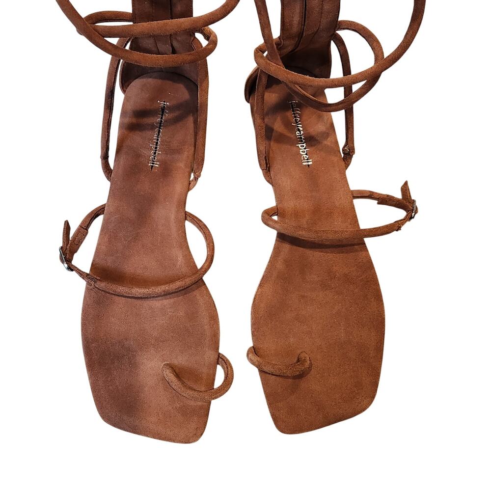 Jeffrey Campbell suede brown Gladiator sandals size 9 - Picture 7 of 7